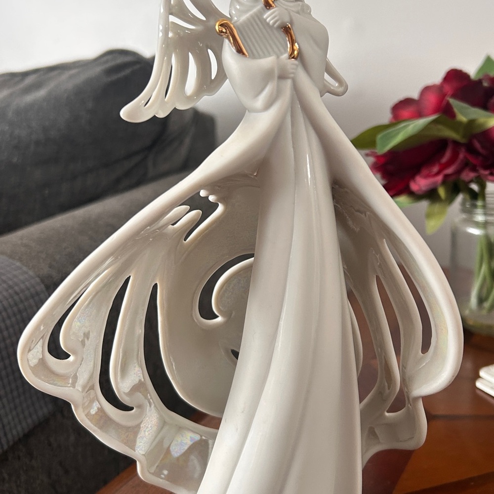 Kim Lawrence - White Angel Figurine